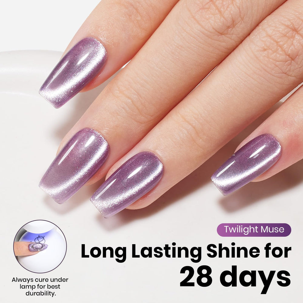 Beetles Twilight Muse glossy translucent finish for a glassy look.