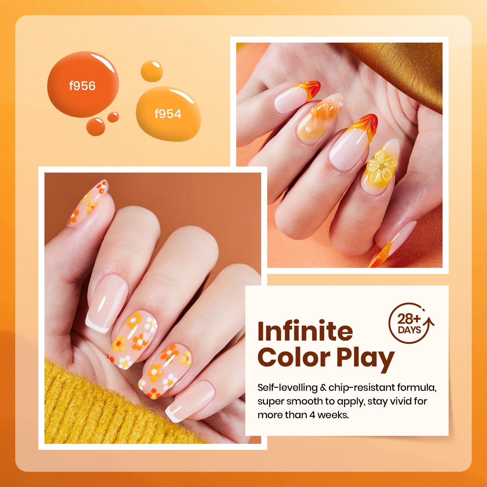 Beetles Twilight Warmth amber gold shade showcases a warm gradient effect