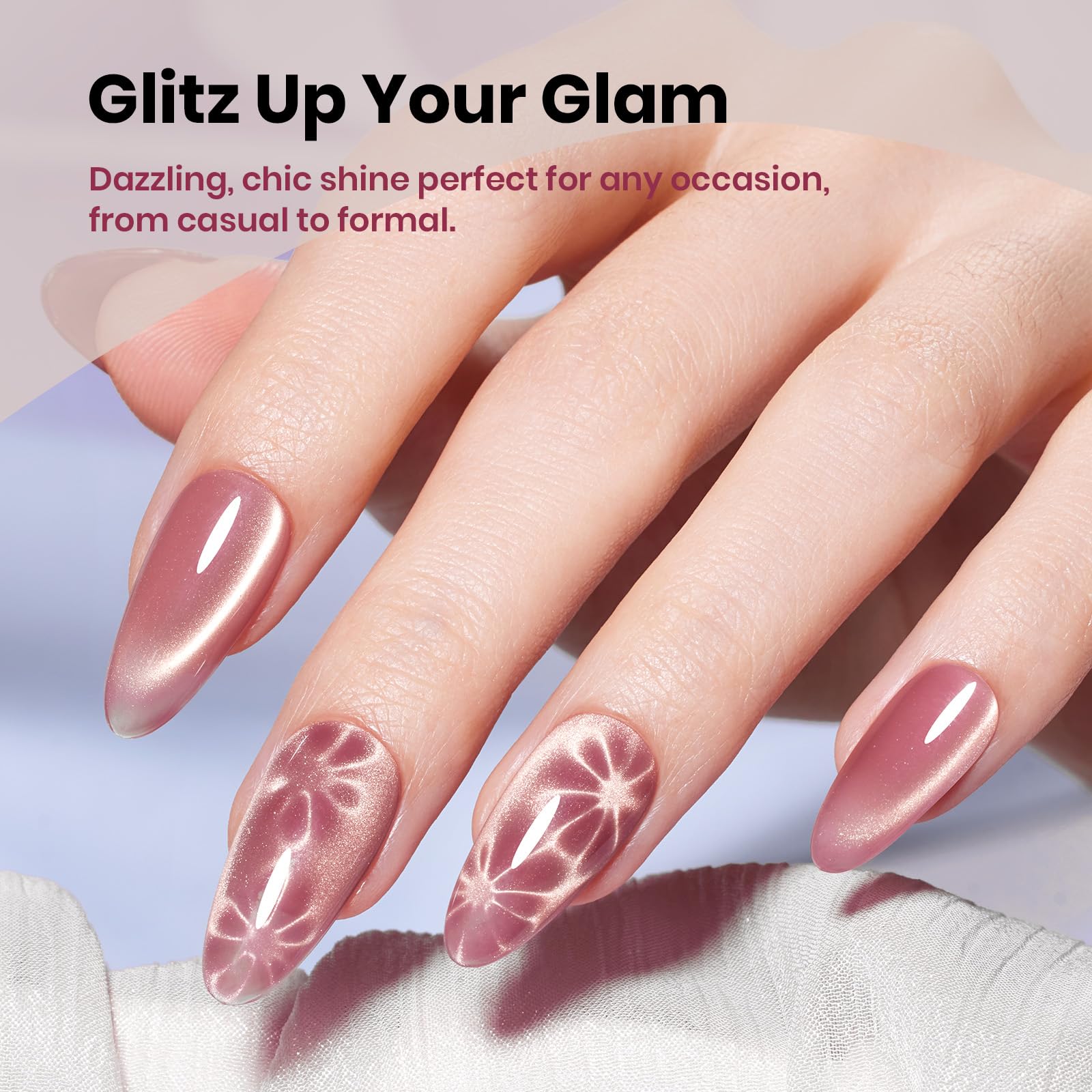 Beetles UV LED cure pink gel polish for quick salon like finish