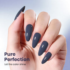 Beetles UV/LED curing action demonstrates quick home manicures.
