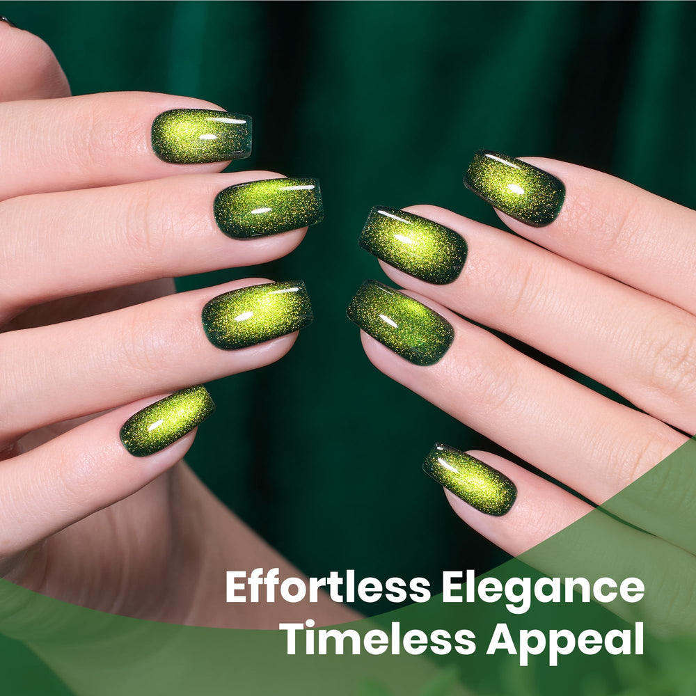 Beetles UV/LED curing cat eye gel polish ready for quick at-home manicure.