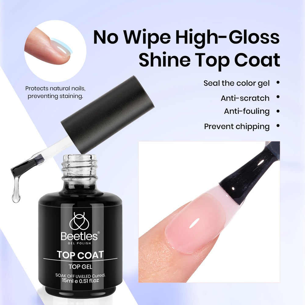 Beetles UV-LED lamp curing compatibility for quick nails.