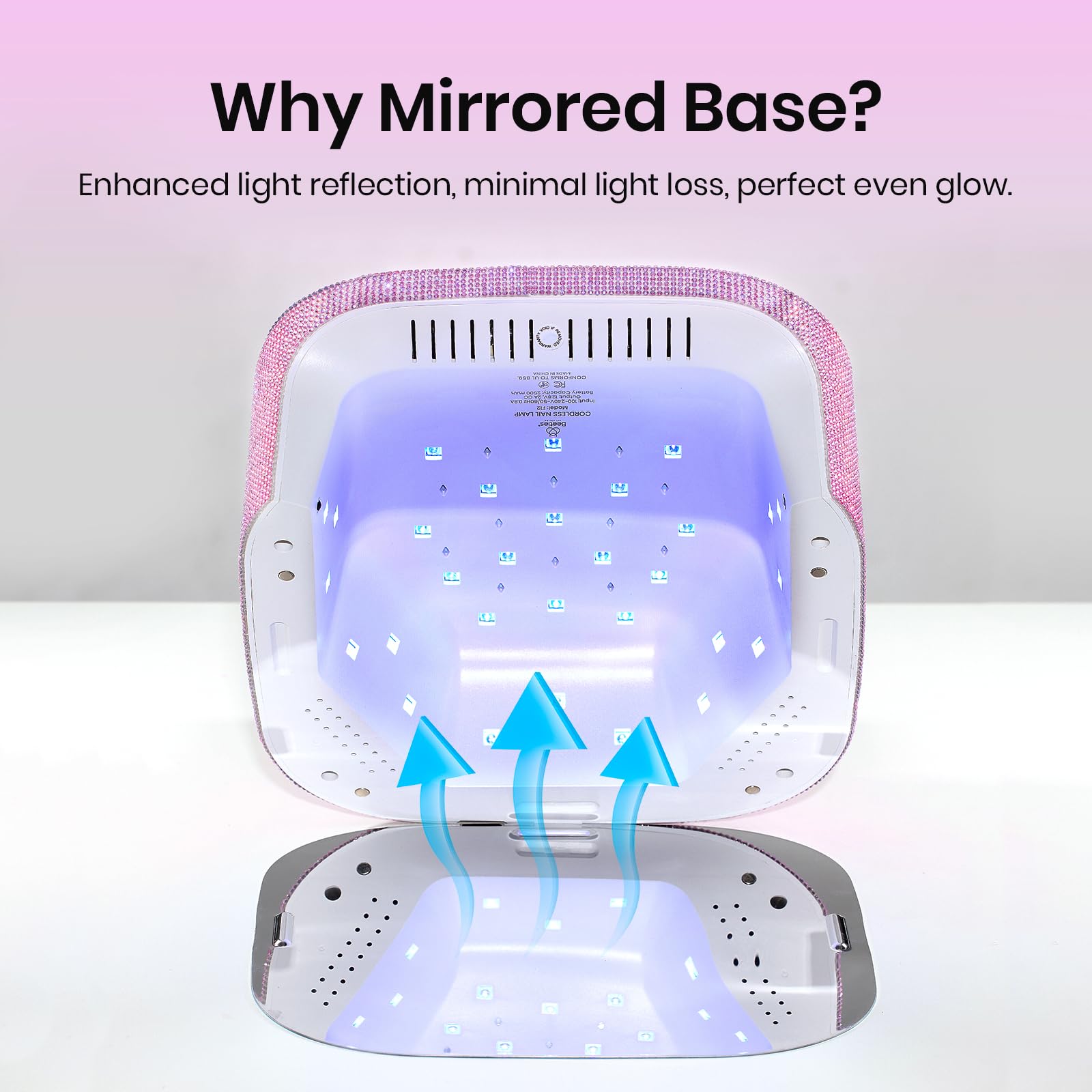 Beetles UV-LED lamp provides even curing across the hand