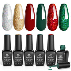 Beetles Valentines gel polish red sparkle for festive nails and long-lasting color