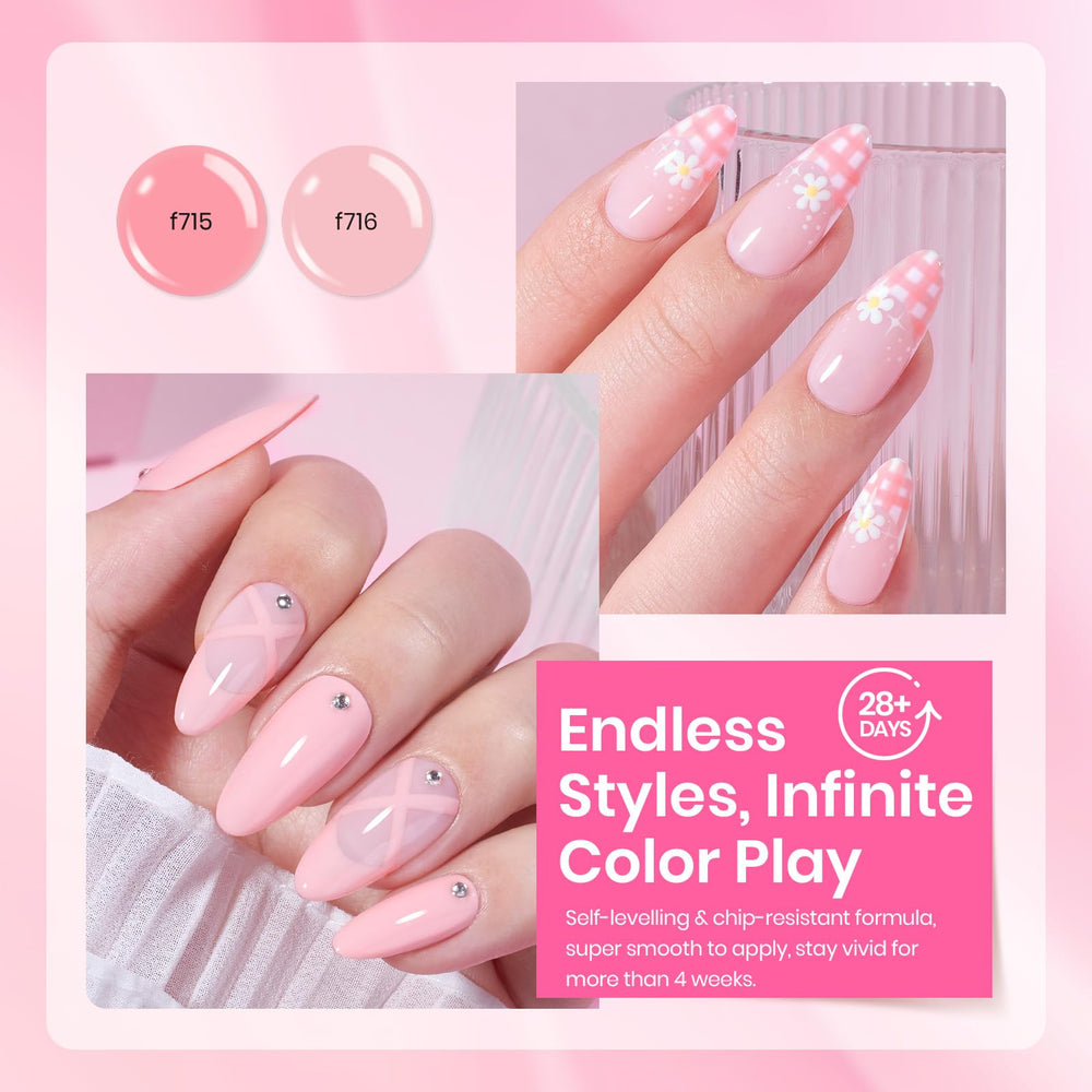 Beetles Valentines Gel Polish Set under LED curing light shows quick, salon-style drying.