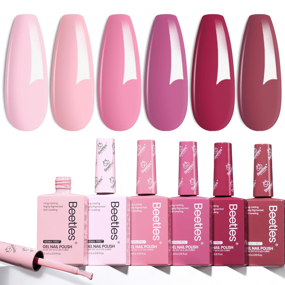 Beetles Valentines nail care kit pairs with primer and finish for best results.
