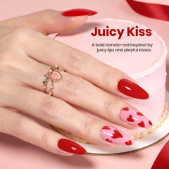 Beetles Valentines Red Gel Liner brush detail shows 0.1mm precision