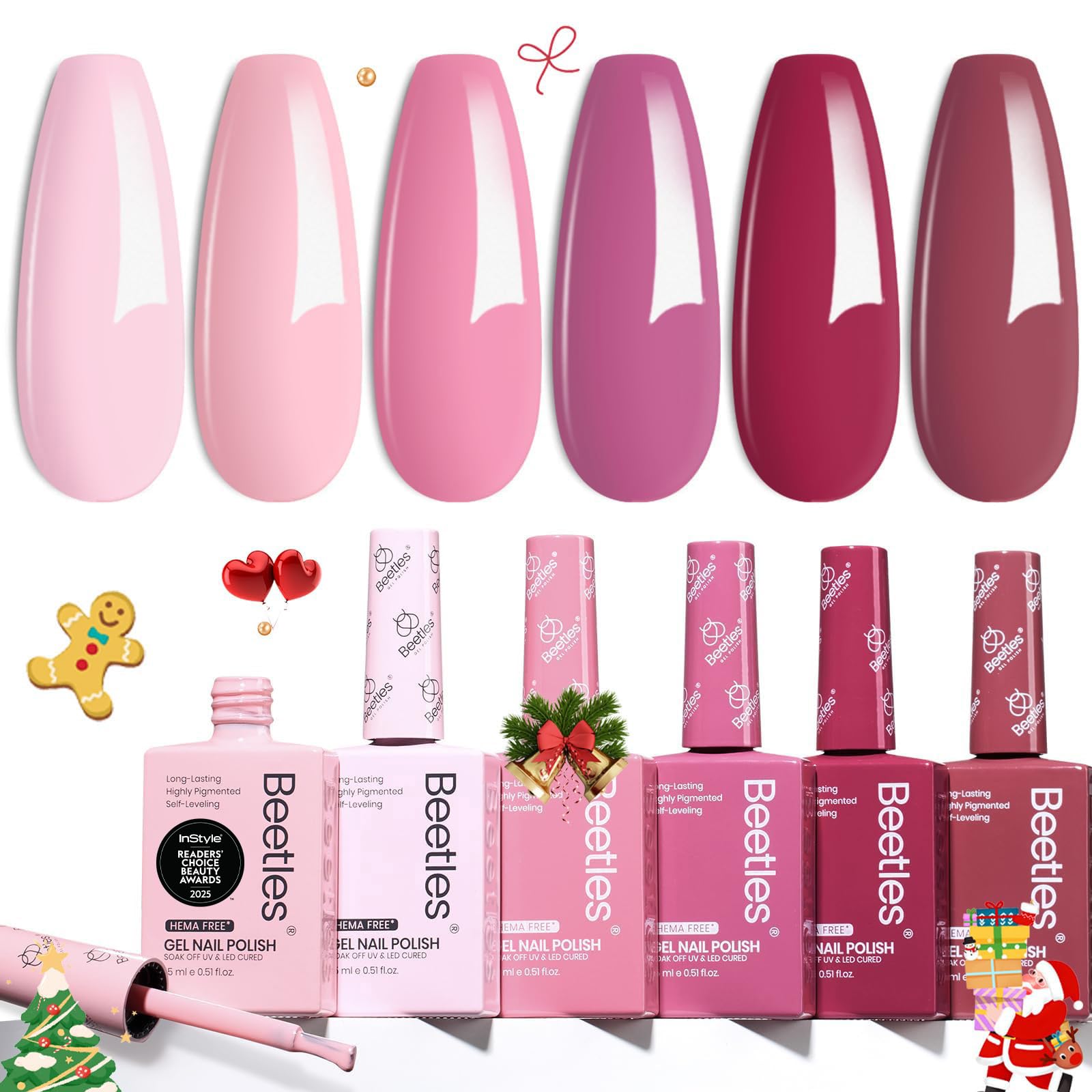 Beetles Valentines set ideal for spring manicure sessions.