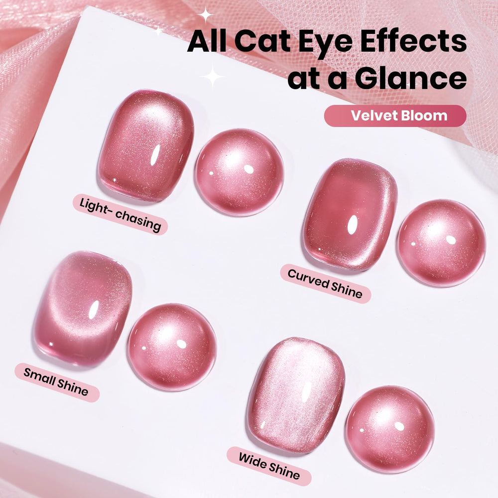Beetles Velvet Bloom Pink Cat Eye gloss with long-lasting shine
