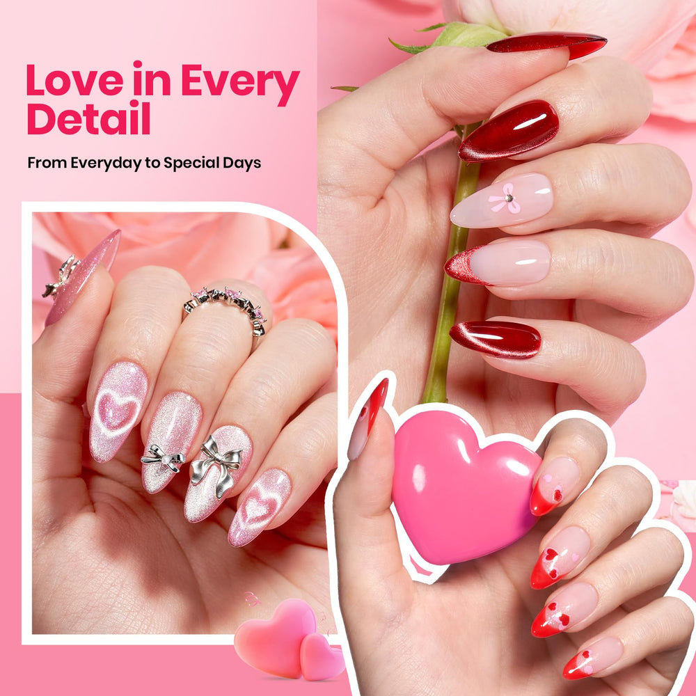 Vernis gel rouge Beetles, longue tenue et brillance.