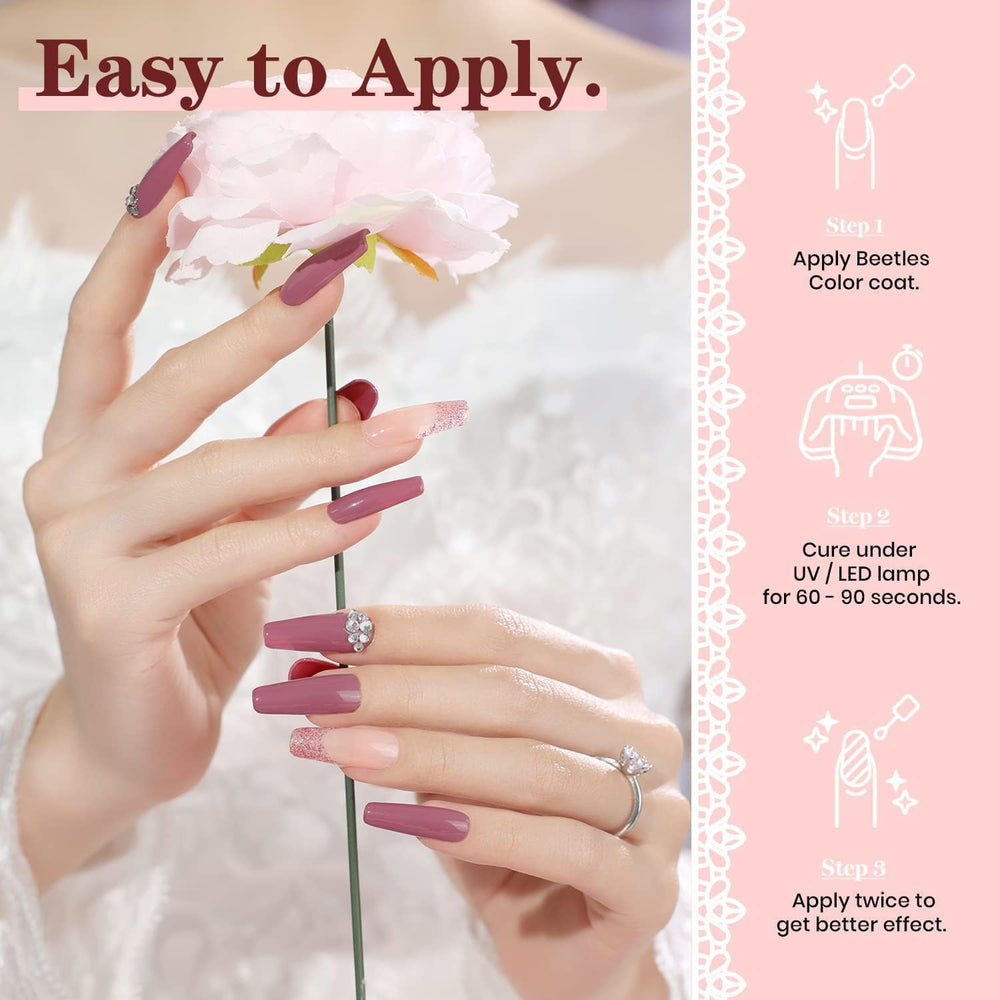 Beetles Wedding at-home manicure setup for DIY nails