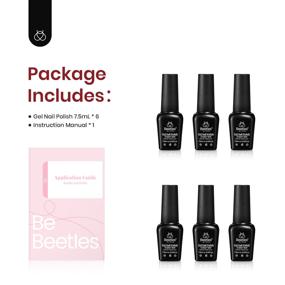 Beetles Winter gel finish ensures a long-lasting, glossy shine.