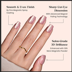 Beetles cat eye nails 16 sizes for perfect nail fit.