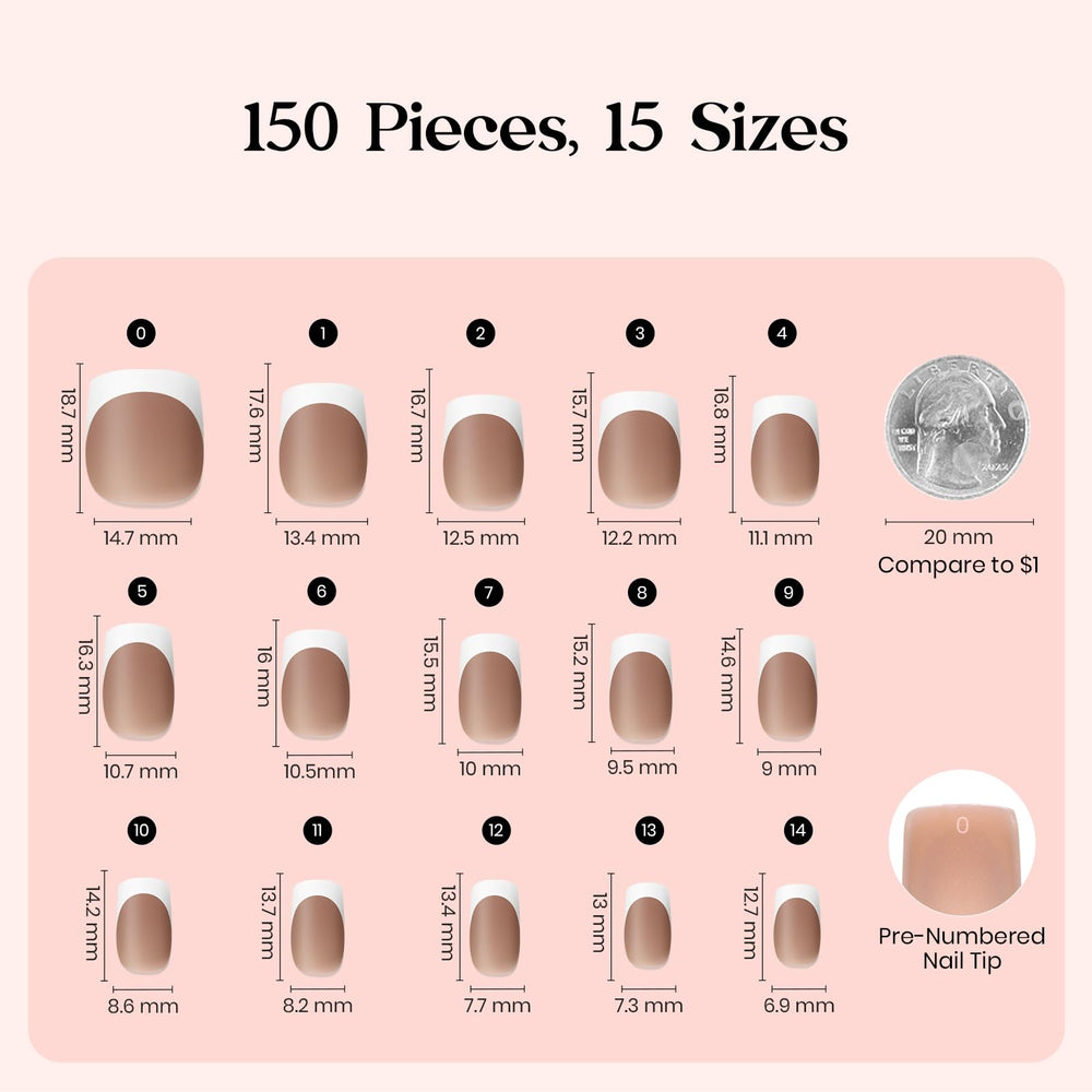 Beetles X Press Plus 15 sizes clearly labeled 0-14 for a perfect fit