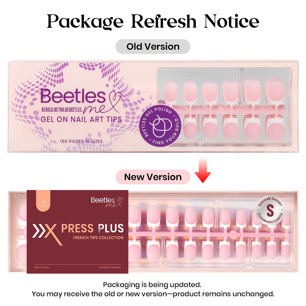 Beetles X Press Plus Peach nail art options add creativity.