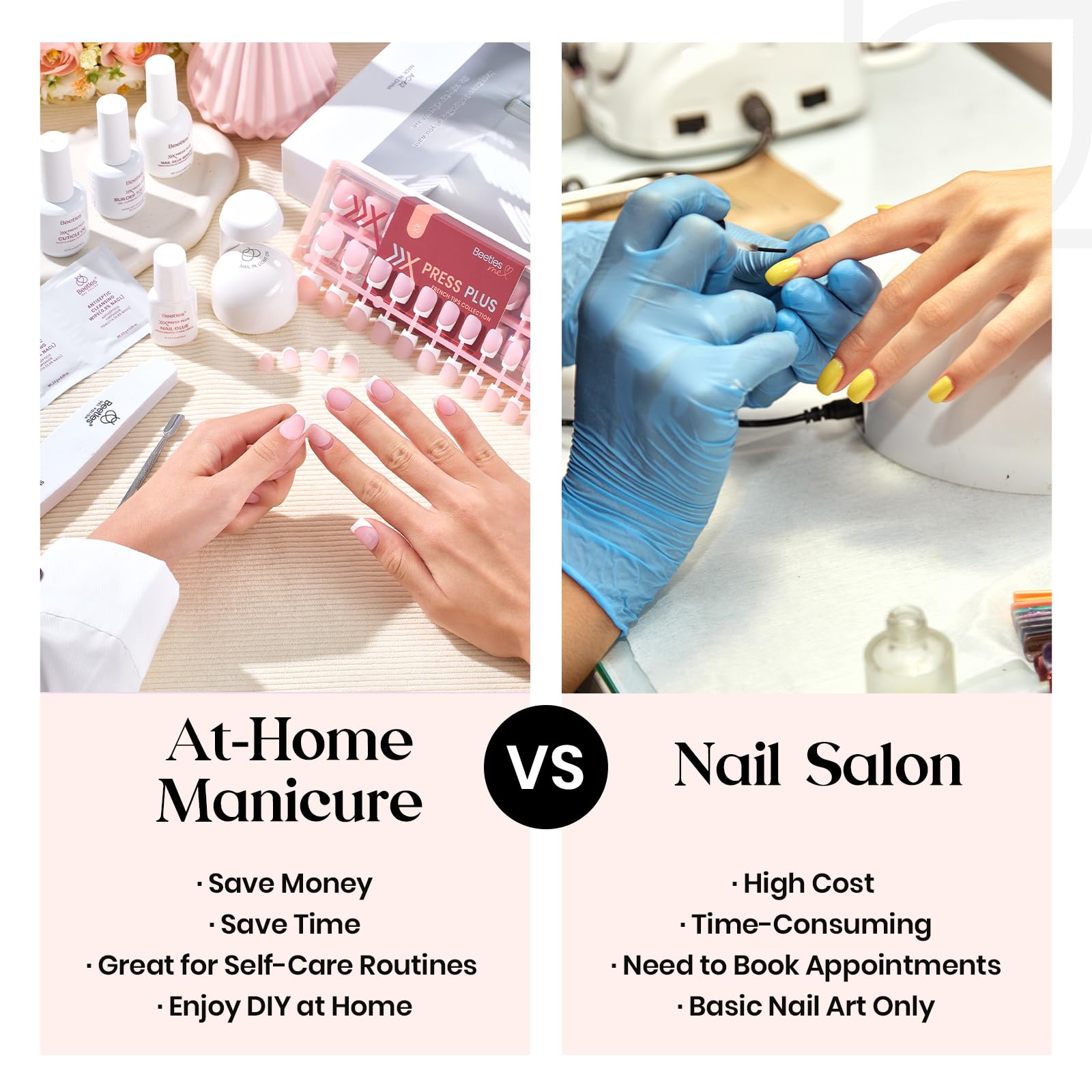 Beetles X Press Plus portable nail lamp for quick curing at home