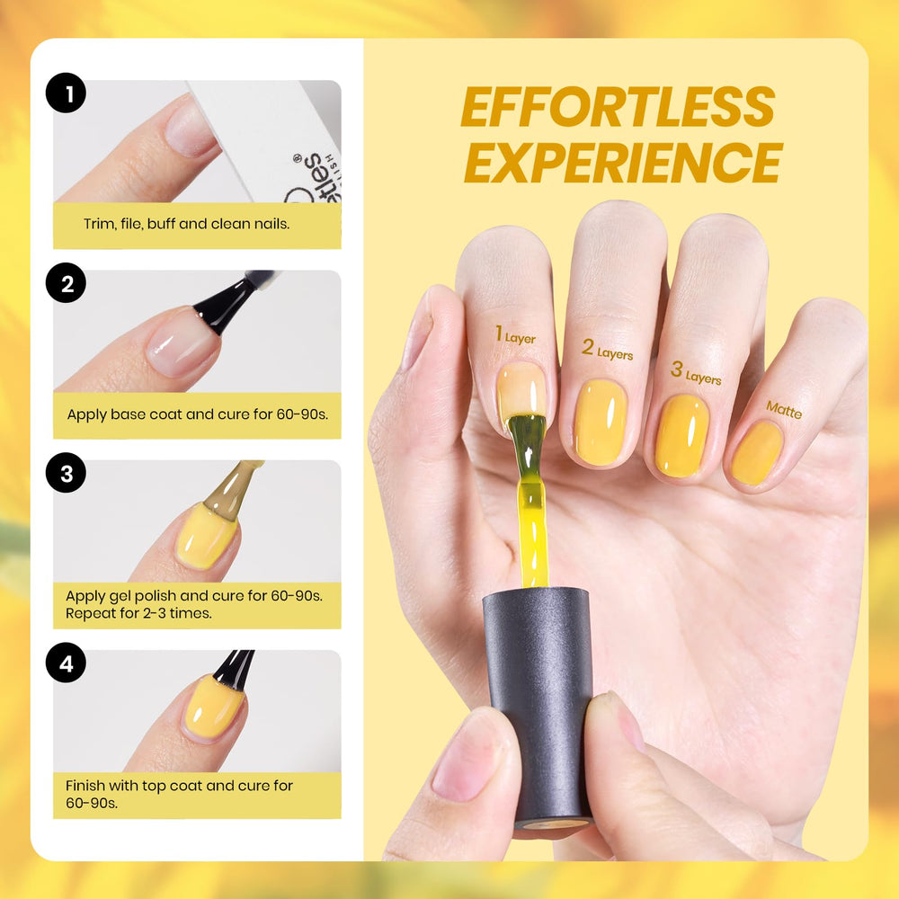 Beetles Yellow Gel Nail Polish gift idea for her beauty routine