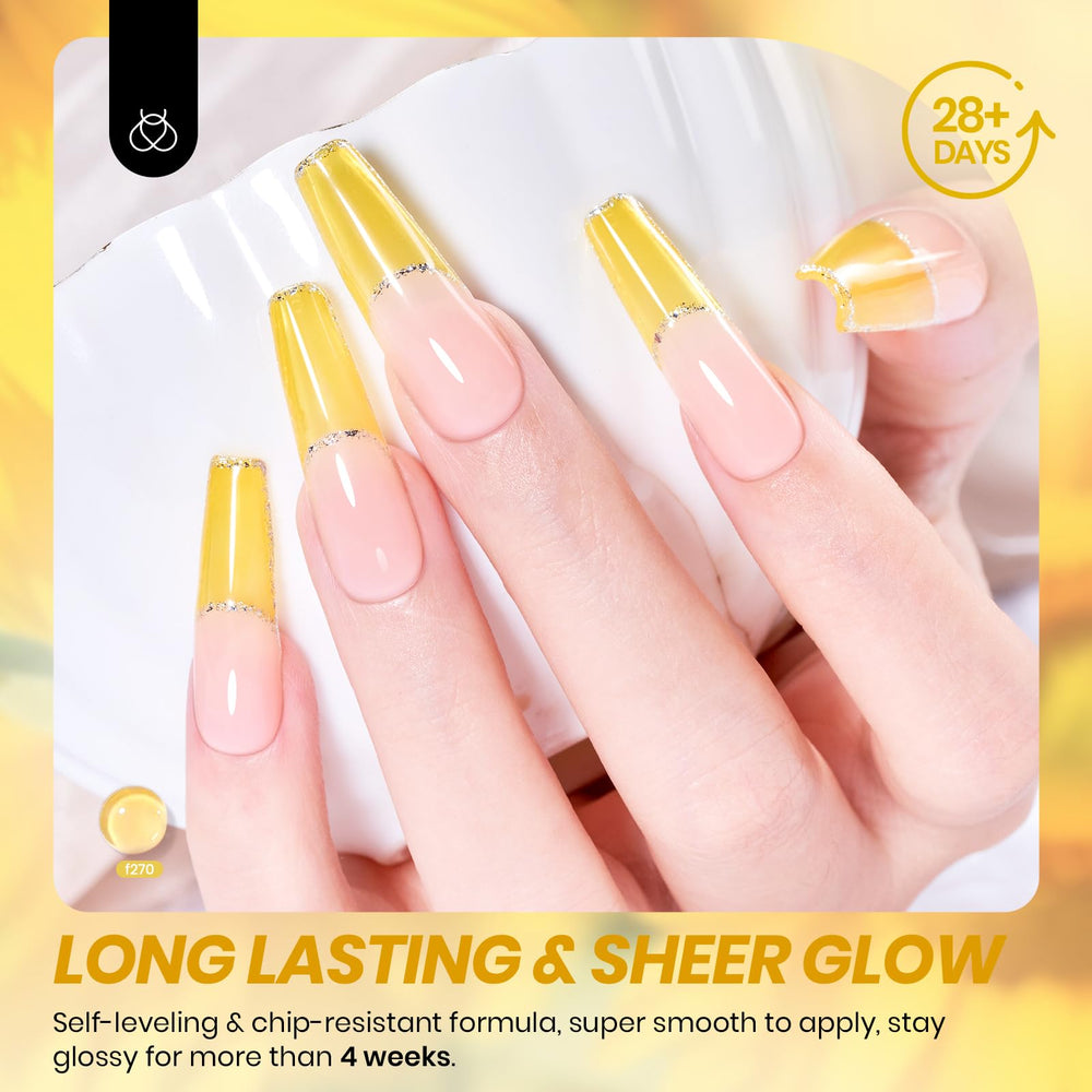 Beetles Yellow Gel Nail Polish delivers long-lasting glossy wear