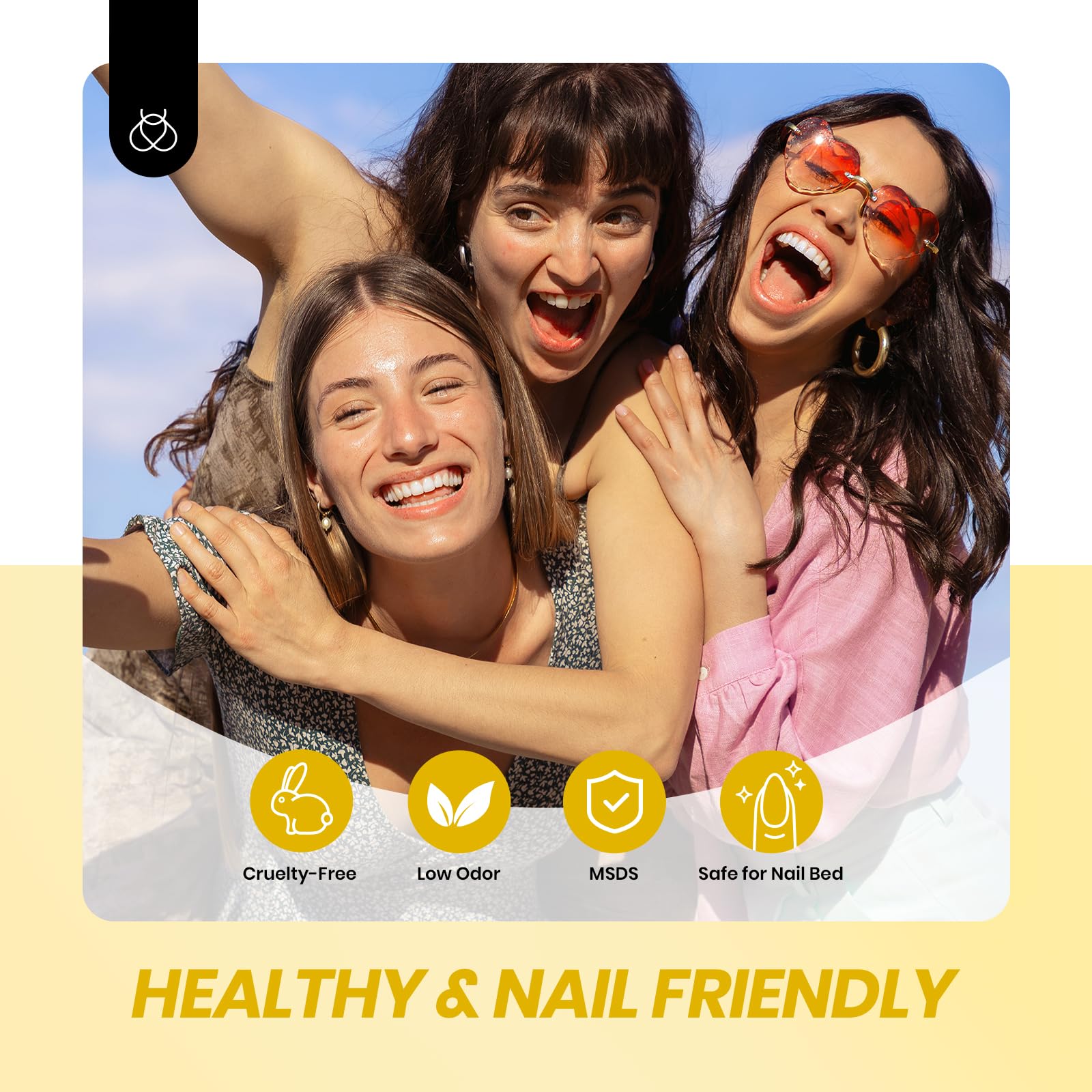 Beetles Yellow Gel Nail Polish usage tips including warm-water adjustment