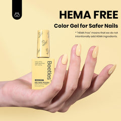 Beetles Butter Time cap close-up highlights color accuracy for precise gel application