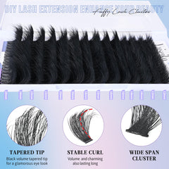 BEFACL 300D lash clusters application kit for DIY use