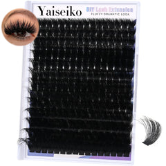 BEFACL 300D lash clusters pack front showing bold volume option