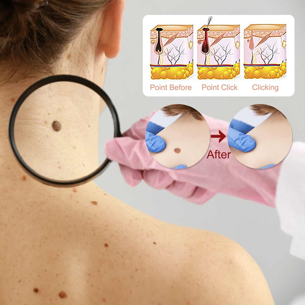 Befada serum application area closeup demonstrates easy application for delicate skin.