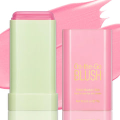 BEFIVECOK Blush Stick application close-up shows creamy texture for natural glow
