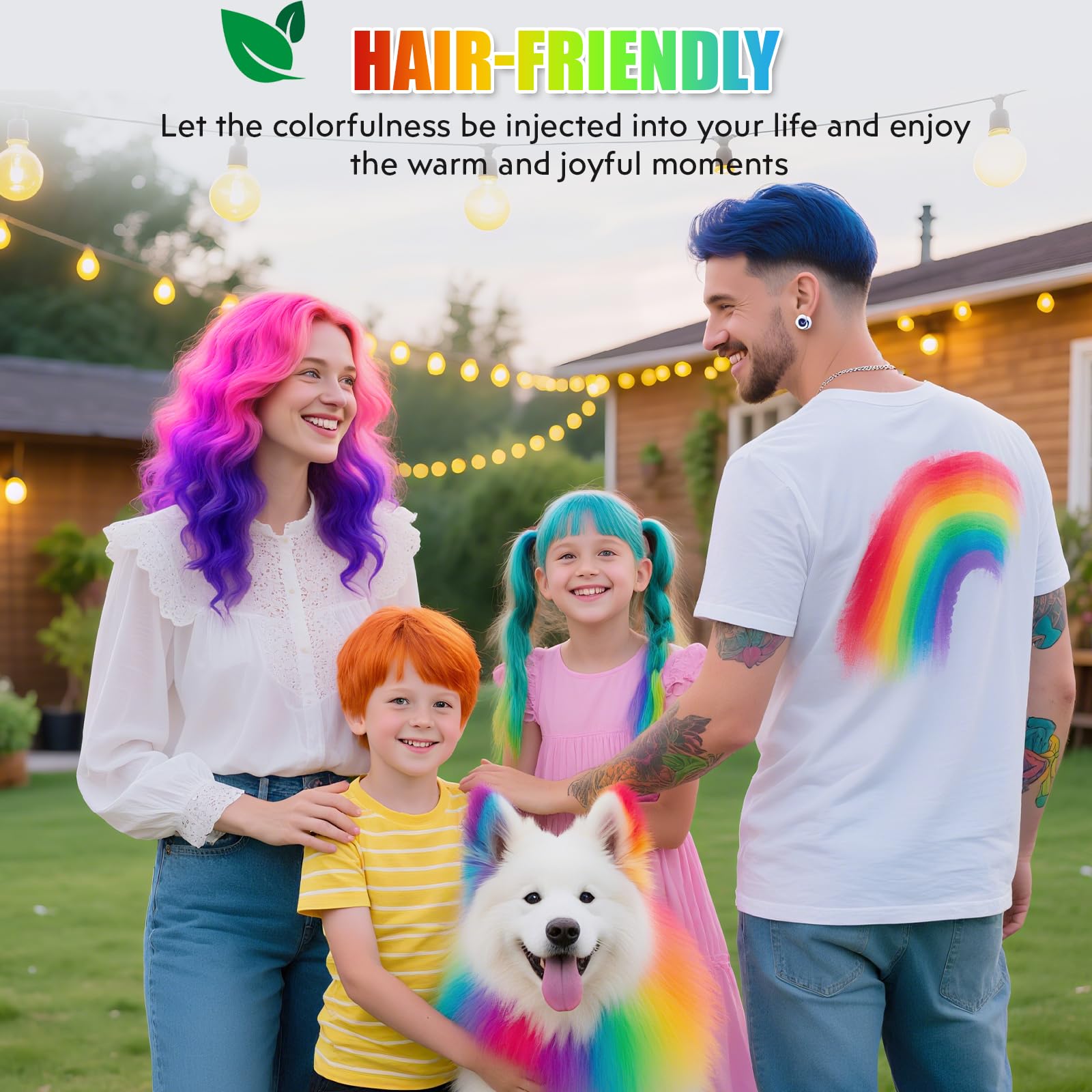 BEFIVECOK Silver Grey Hair Wax application highlights flexible color accents