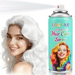 BEFIVECOK white hair spray bottle ready for color application