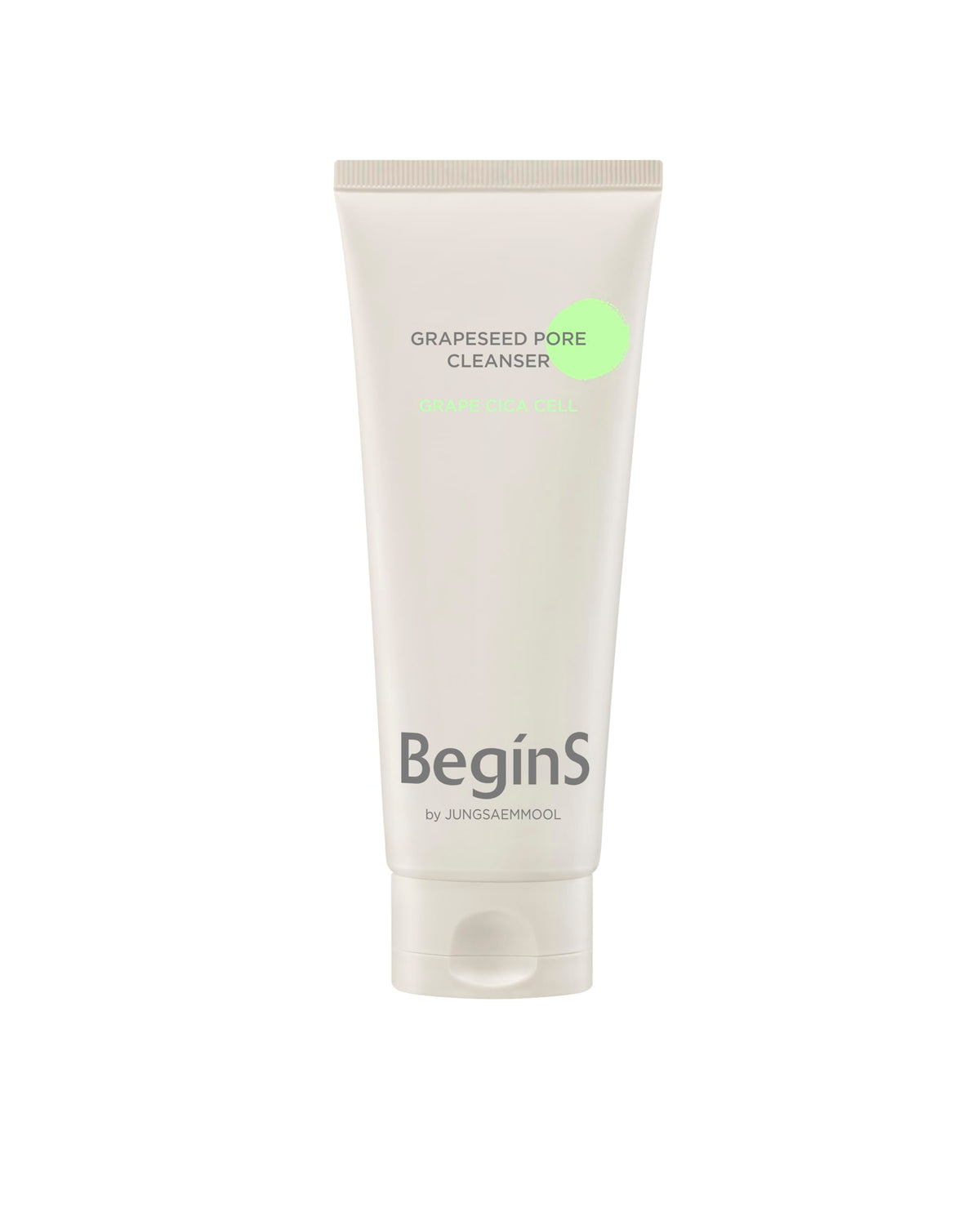 Begins by JUNGSAEMMOOL Grapeseed Pore Cleanser foam for deep cleansing and daily gentle exfoliation