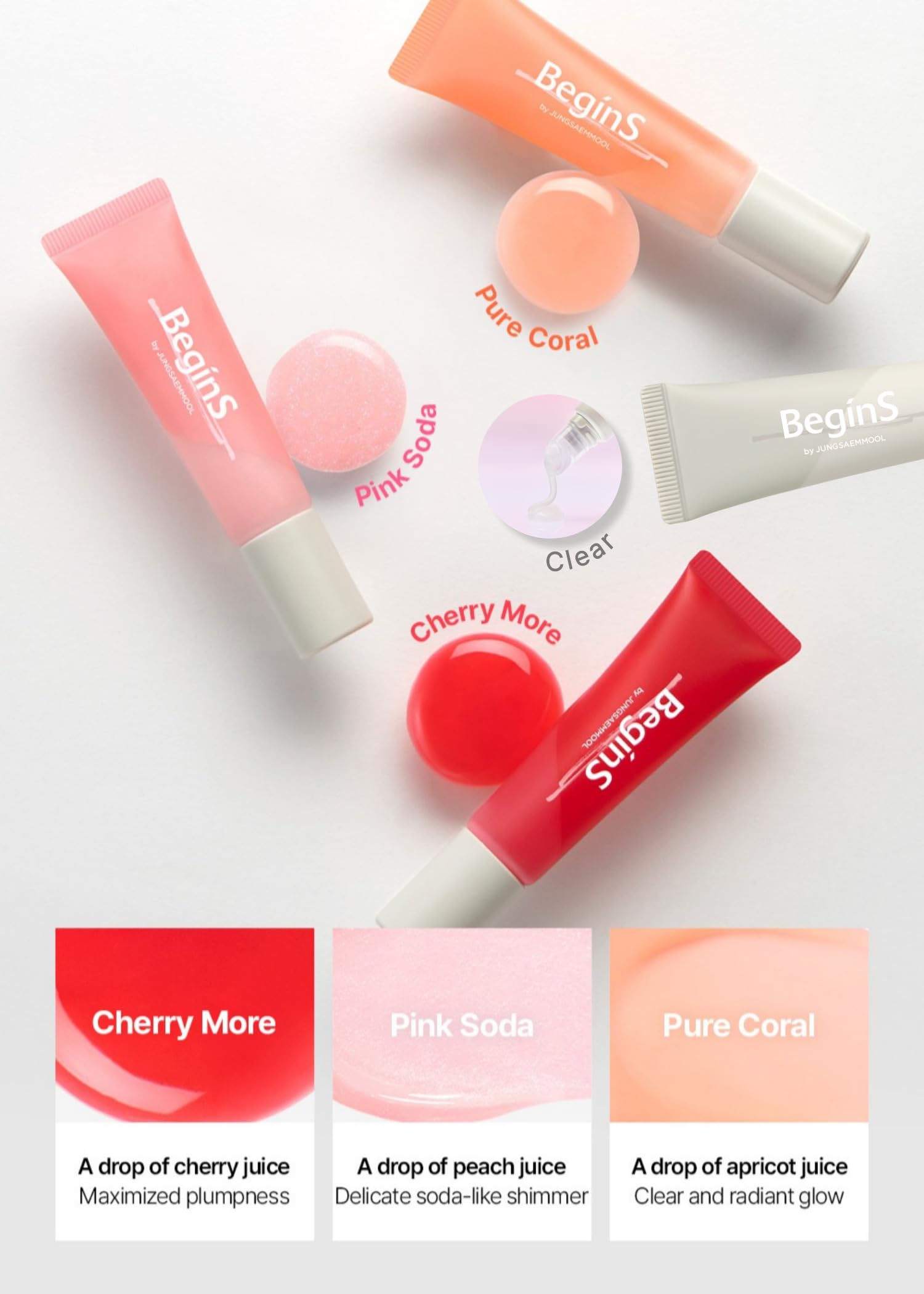 Jelly massager tip gently exfoliating lips during application