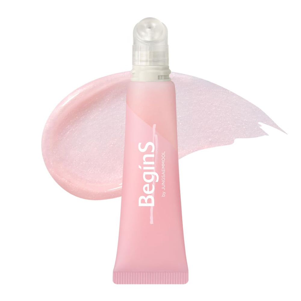 BeginS Lip Oil Pink Soda bottle delivering hydrating pink tint for everyday lips.