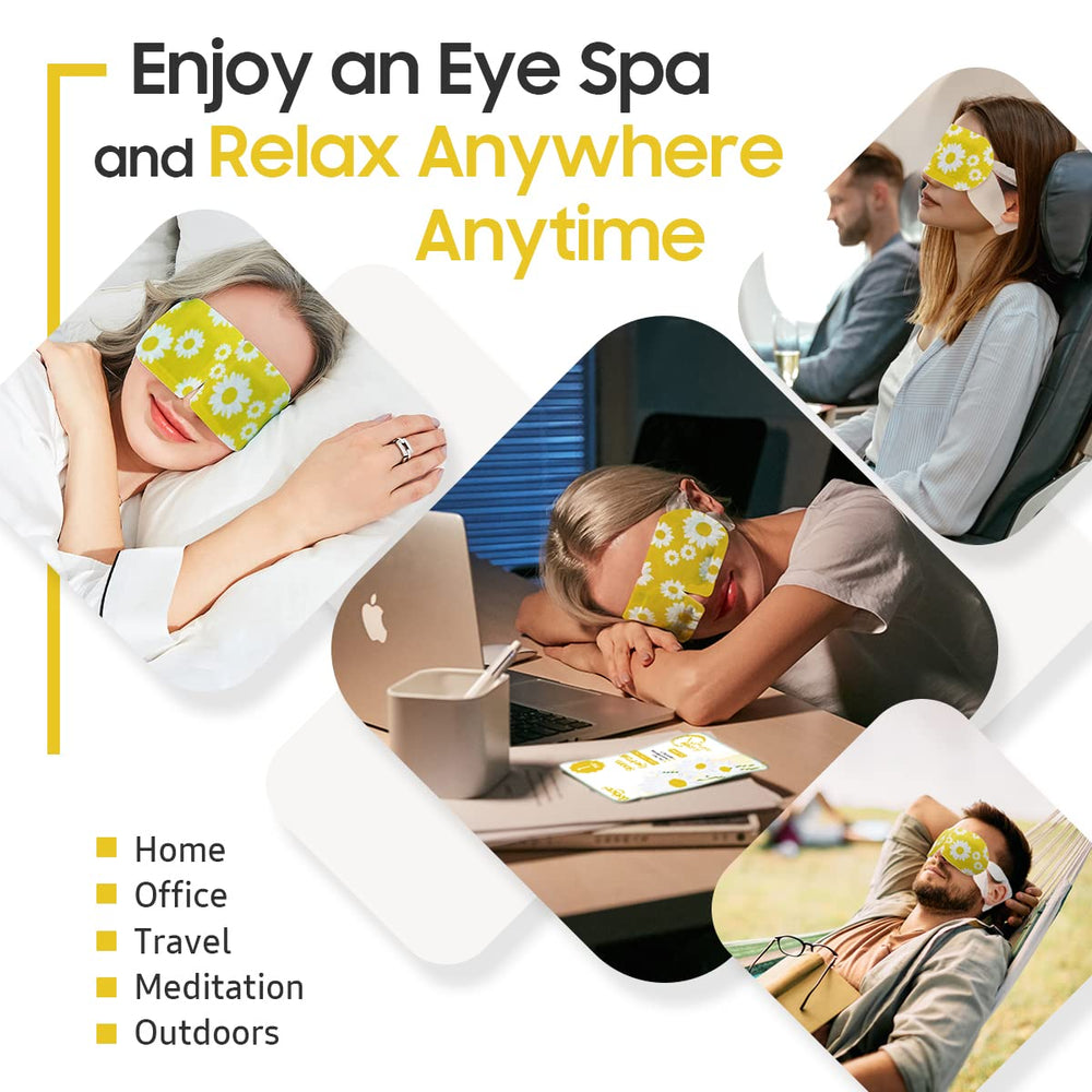 BeHoomi steam eye mask gift set, ready for gifting.