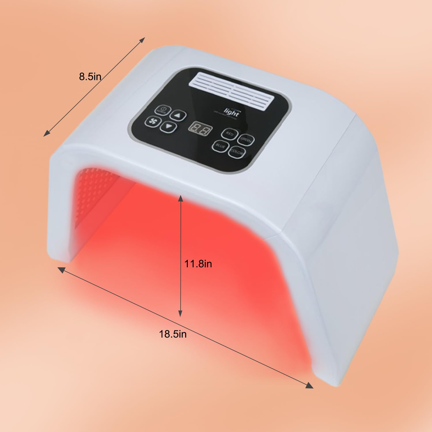 BEICNWOD Light Mask emits safe light for customizable home care.
