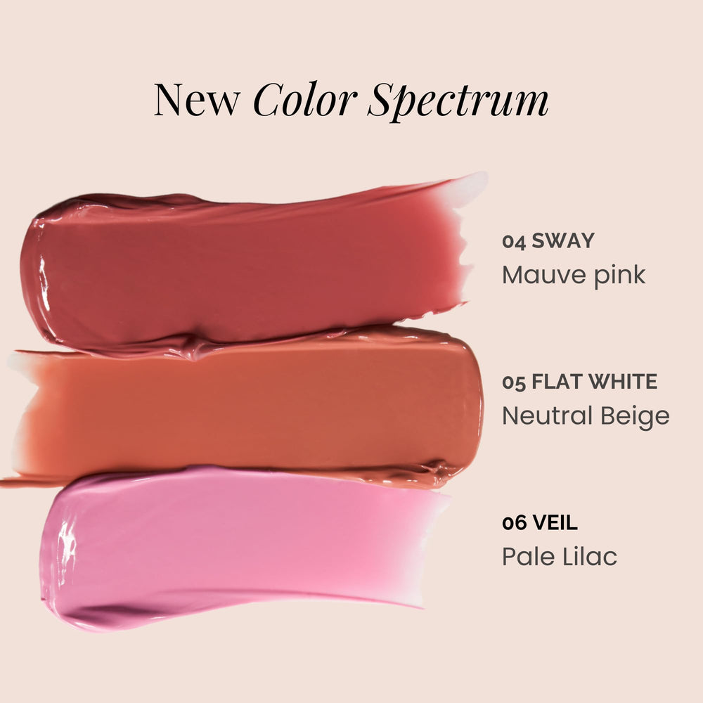 Beigic balm application demonstrates easy, brush-free color for lips and cheeks.