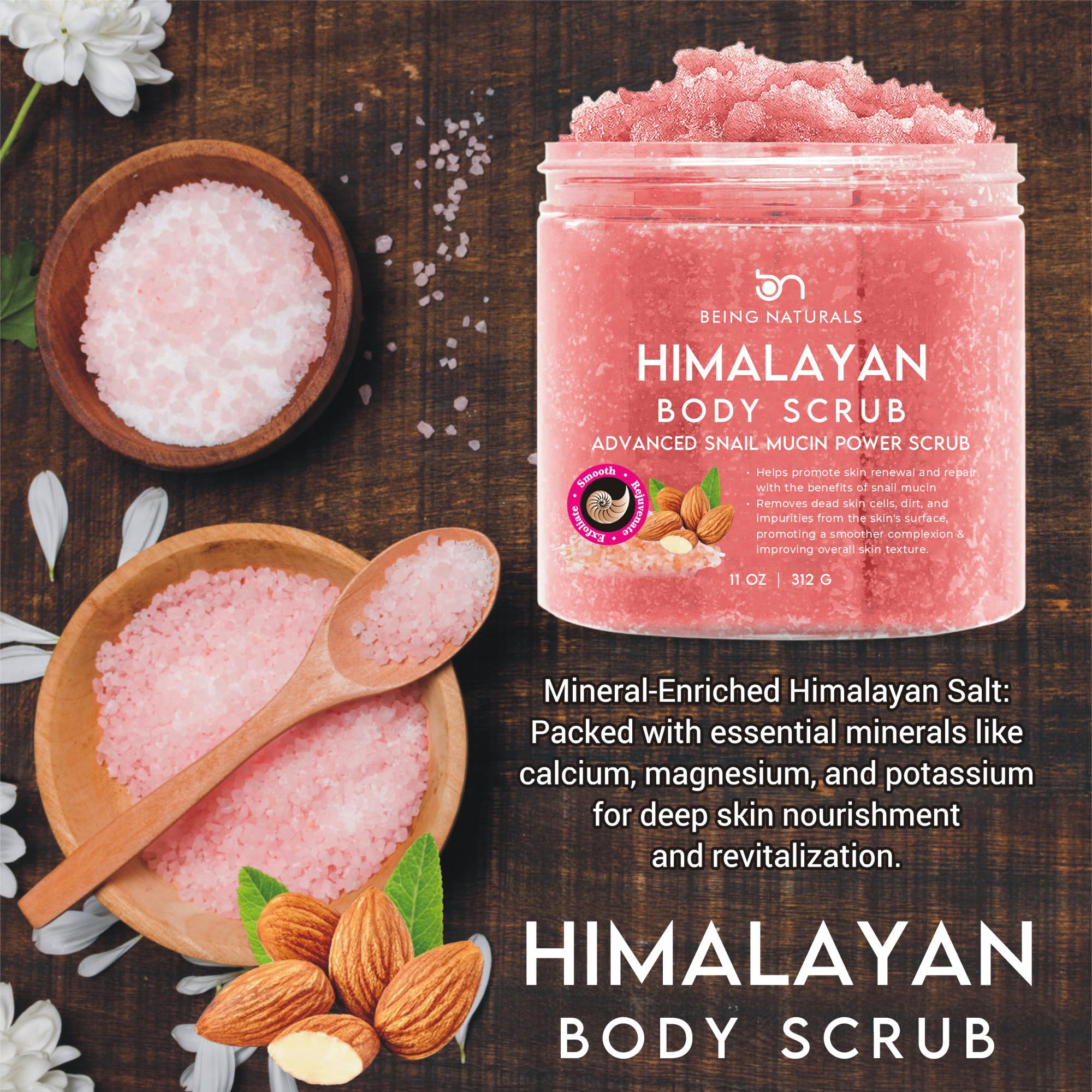 Being Naturals vegan cruelty-free logo image communicates ethical skincare choice.
