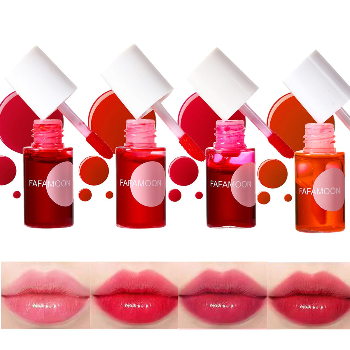 Bekoeen 4PCS lip stain set packaging, gift-ready presentation for celebrations.