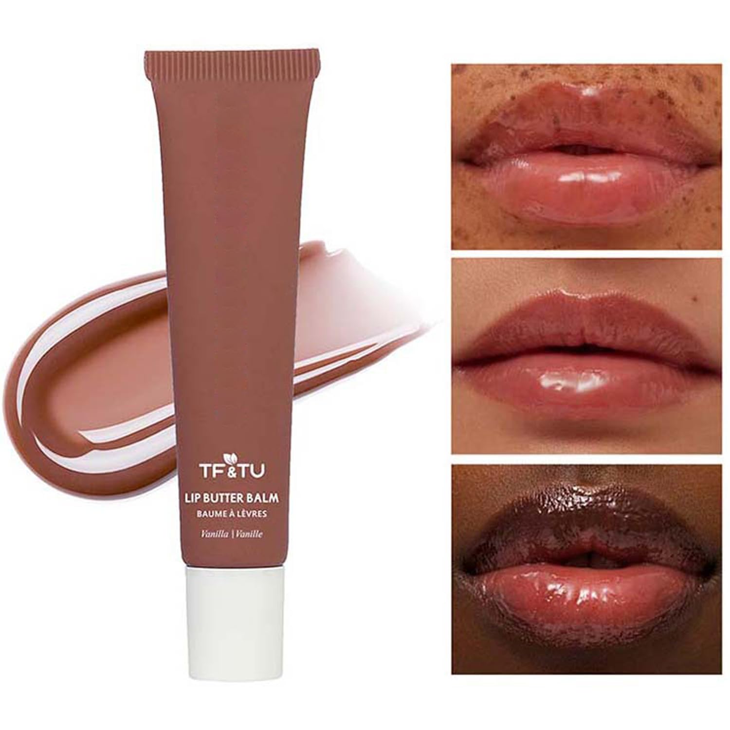 Bekoeen hydrating lip gloss set wear-tested on lips for lasting shine