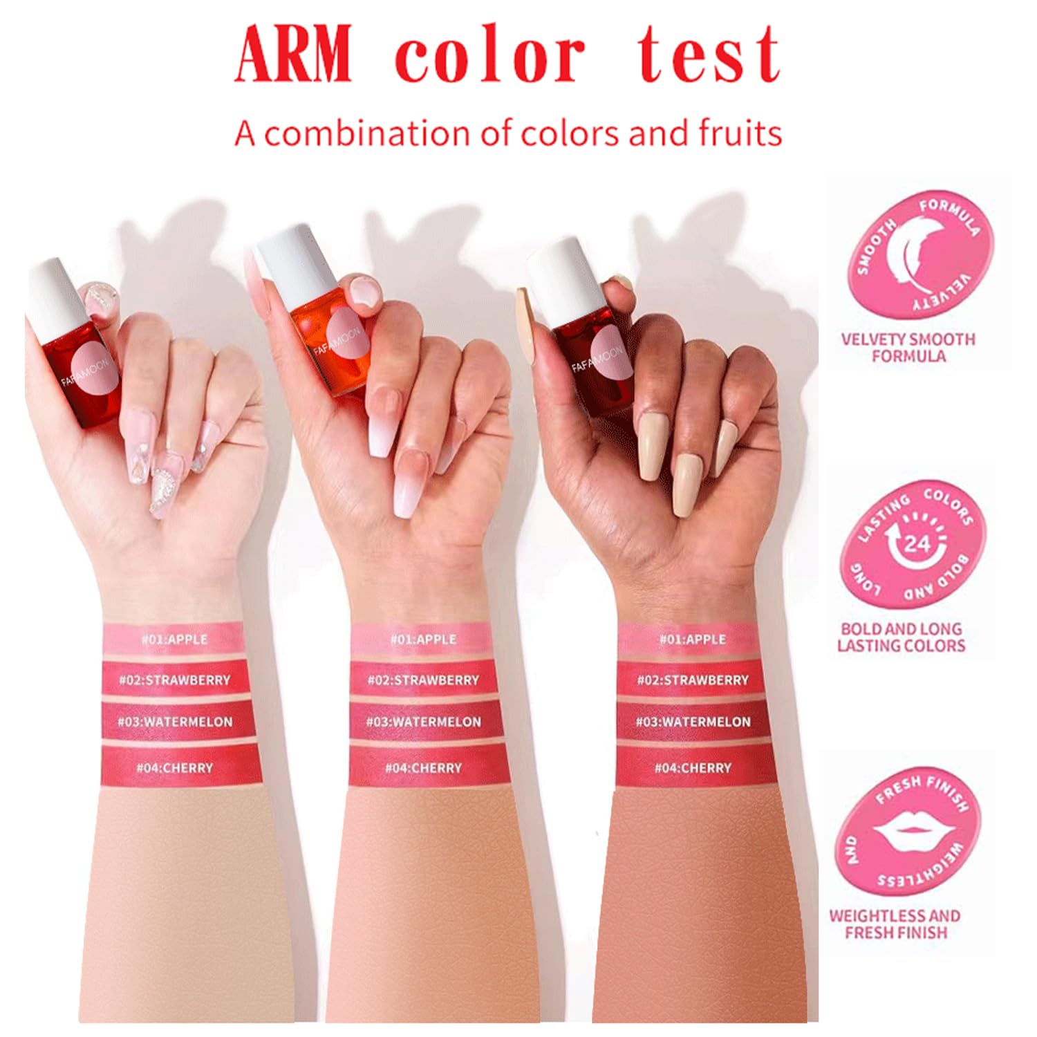 Bekoeen non-sticky lip gloss delivers moisture without heaviness.