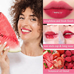 Bekoeen waterproof moisturizing gloss on lips for lasting shine.