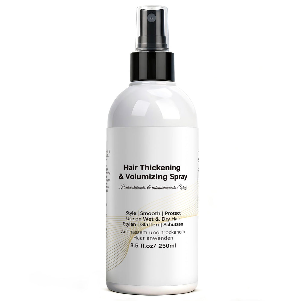 BELEZALIB Hair Texture Spray bottle front view adds instant body and shine.