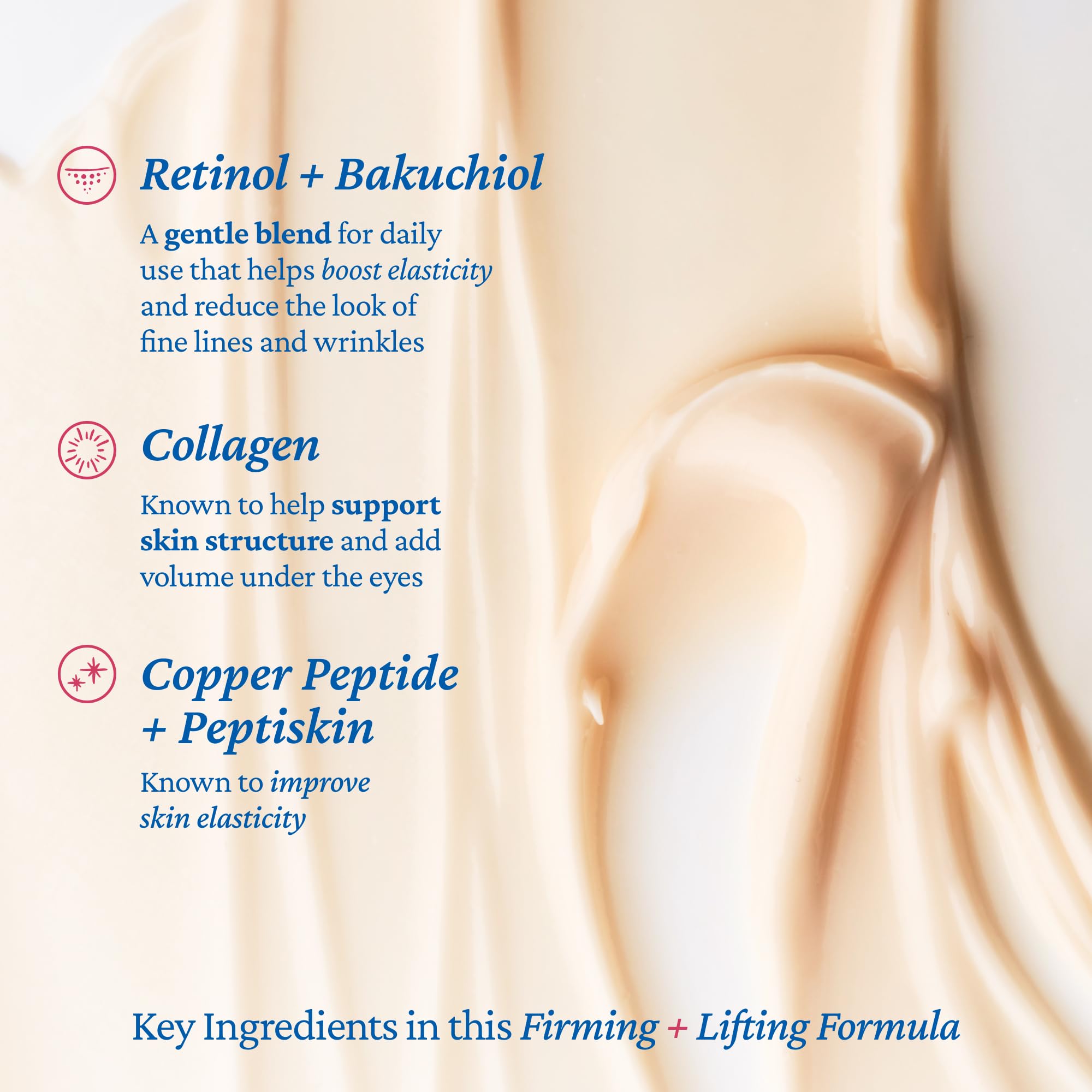 belif eye area lift and firm look during morning skincare.