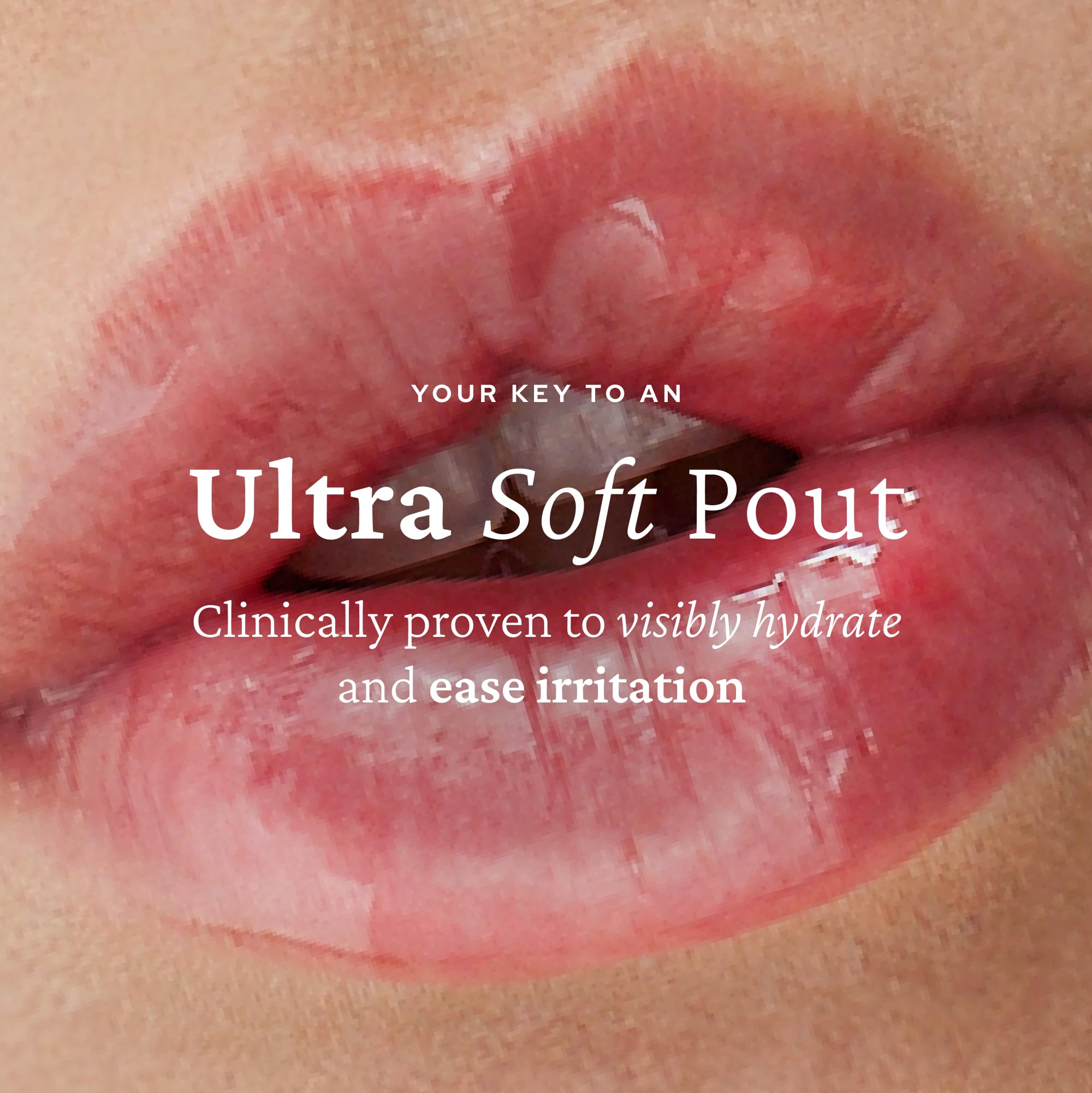 belif Ceramide barrier support emphasizes hydrated, comfortable lips