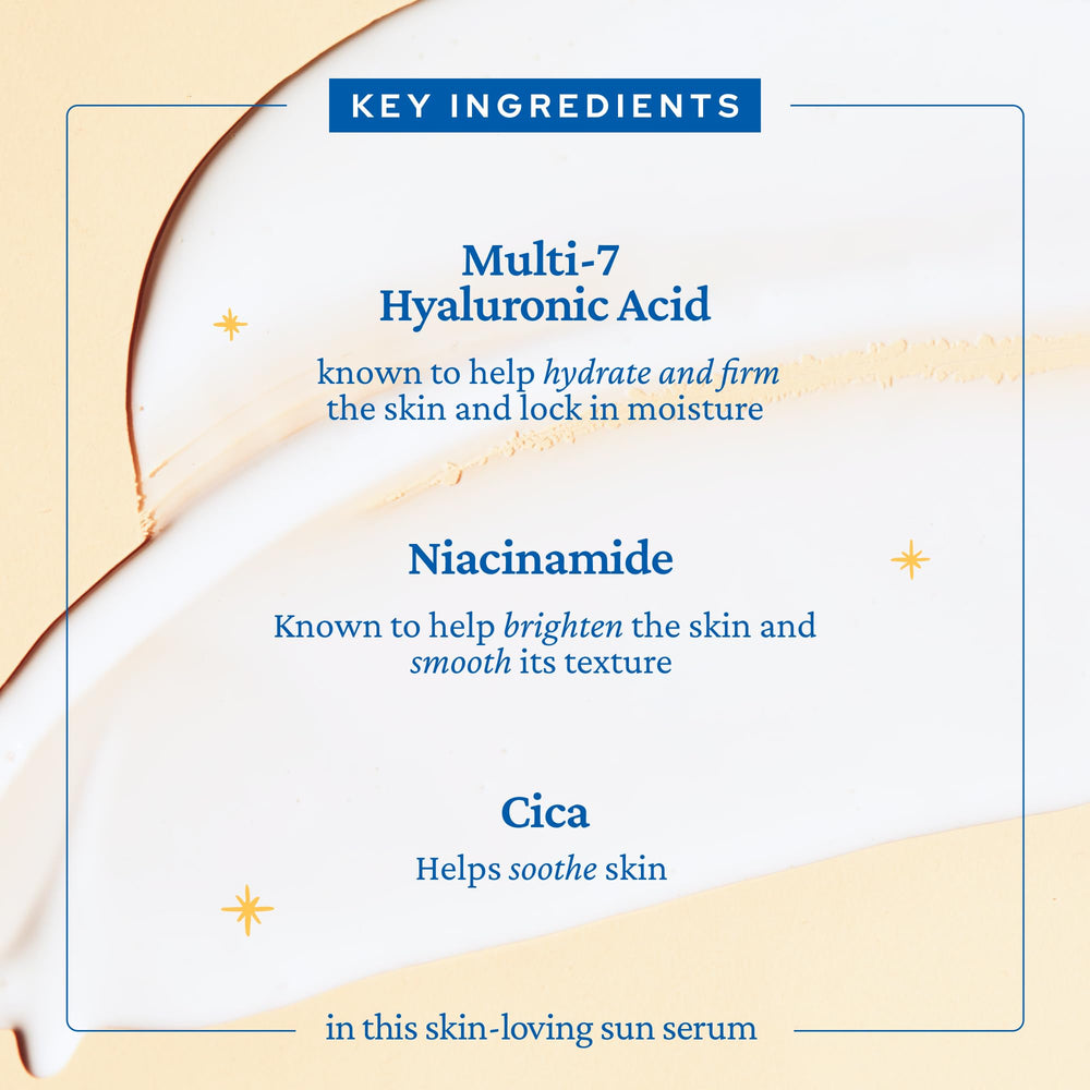 Hydration from seven hyaluronic acids keeps skin plump and refreshed