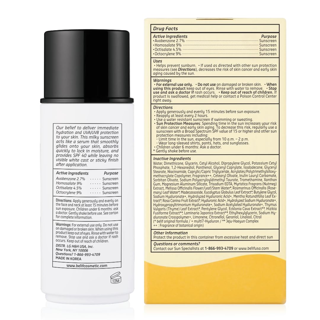 SPF 40 protection for daily use with a light, invisible sheen