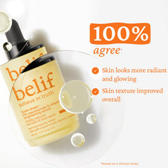 Belif Niacinamide 5% Vitamin C Super Drops label emphasizes brightness actives.