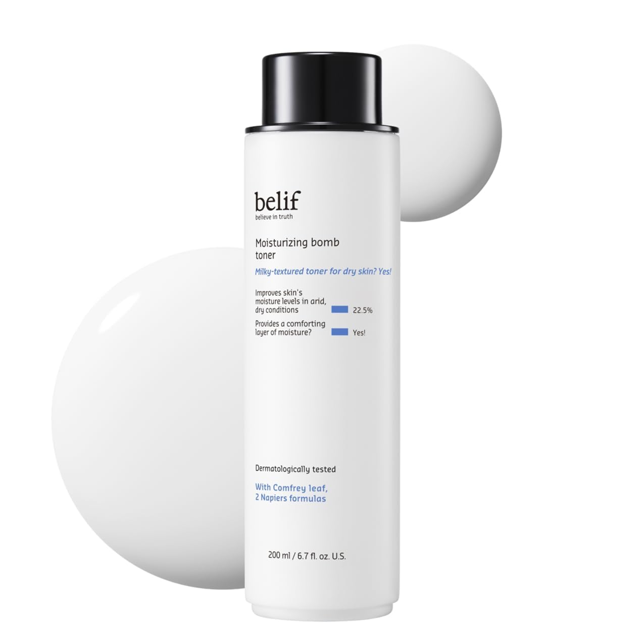 belif Niacinamide Hydrating Toner bottle promotes fresh skin prep