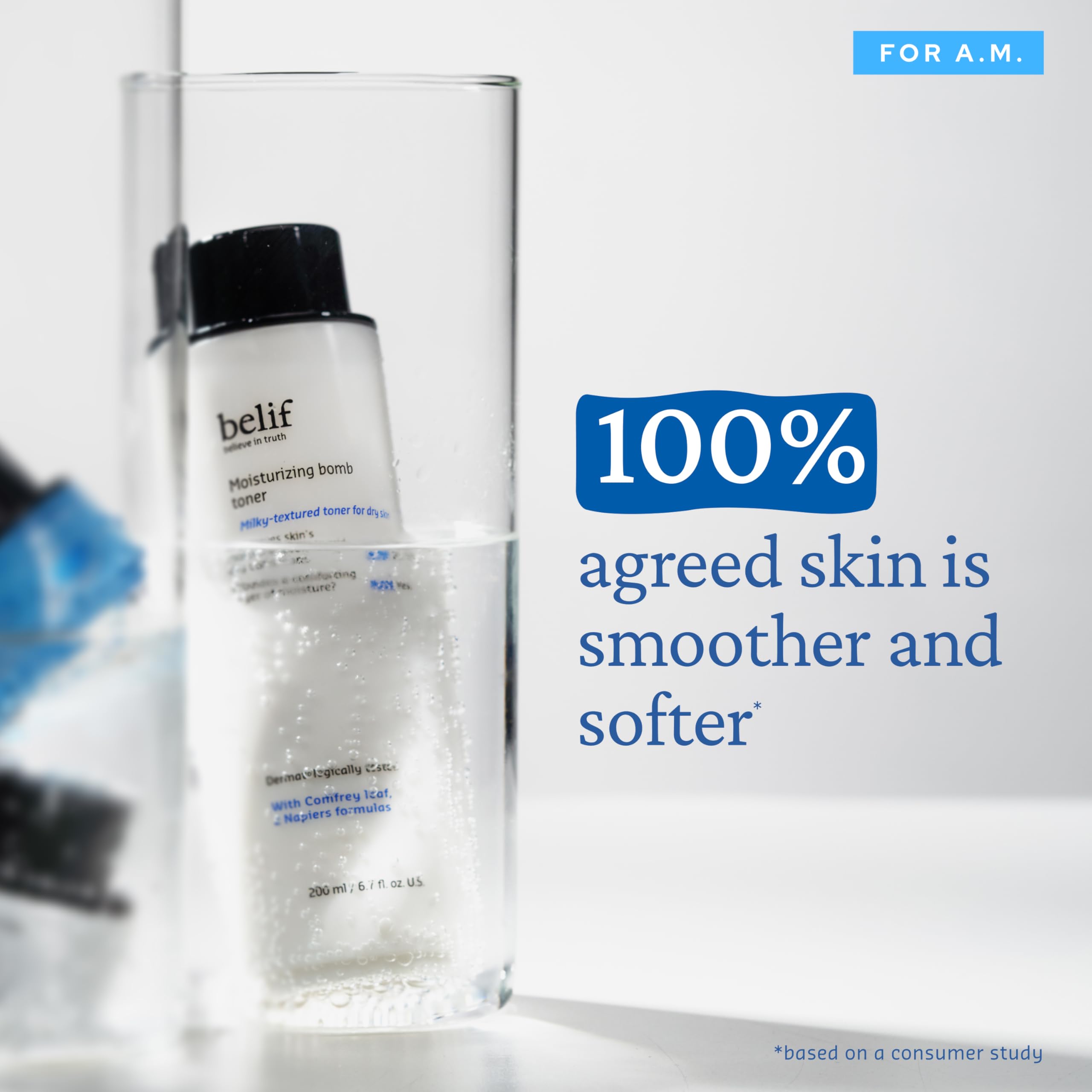 belif Niacinamide Hydrating Toner ingredients include hyaluronic acid for lasting moisture