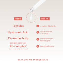 Close-up texture of Belif serum for silky, hydrated skin.